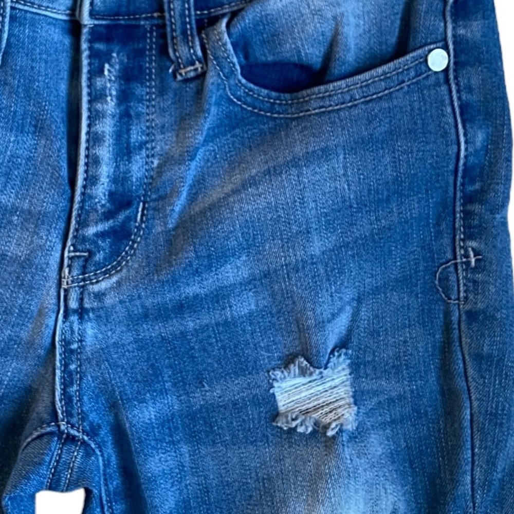 Judy Blue Destroyed Distressed Slim Skinny 90s Y2K Grunge Jeans JB8261MD-3/26 - Picture 6 of 16